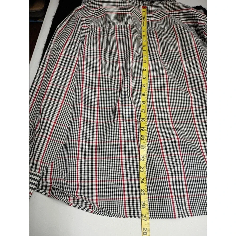 Vtg. Charter Club Wool Blend Vest & Matching Shirt Women Sz XL Plaid